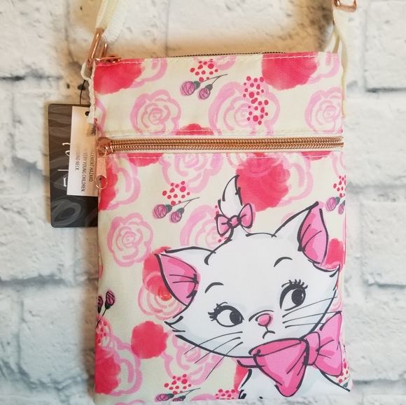 Loungefly Handbags - Loungefly Aristocats Disney Floral Crossbody Bag